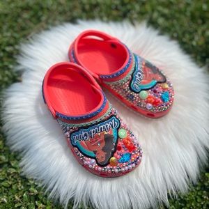 Little girl custom crocs